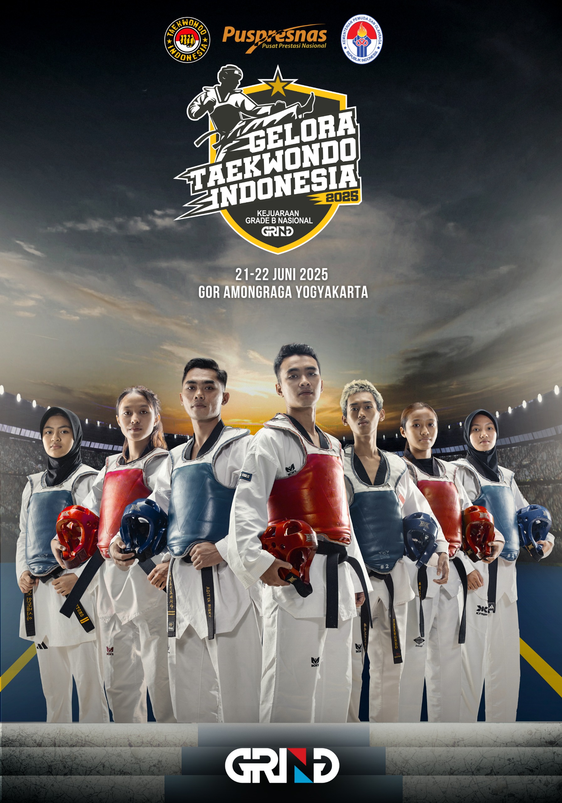 Panggung Juara Taekwondo Indonesia BLACK TIGER INDONESIA