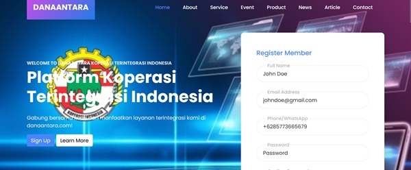 Danaantara Platform Koperasi Terintegrasi Indonesia BLACK TIGER INDONESIA